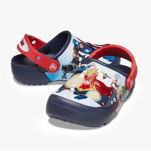 Kids Blue and Red Superhero CROCS
